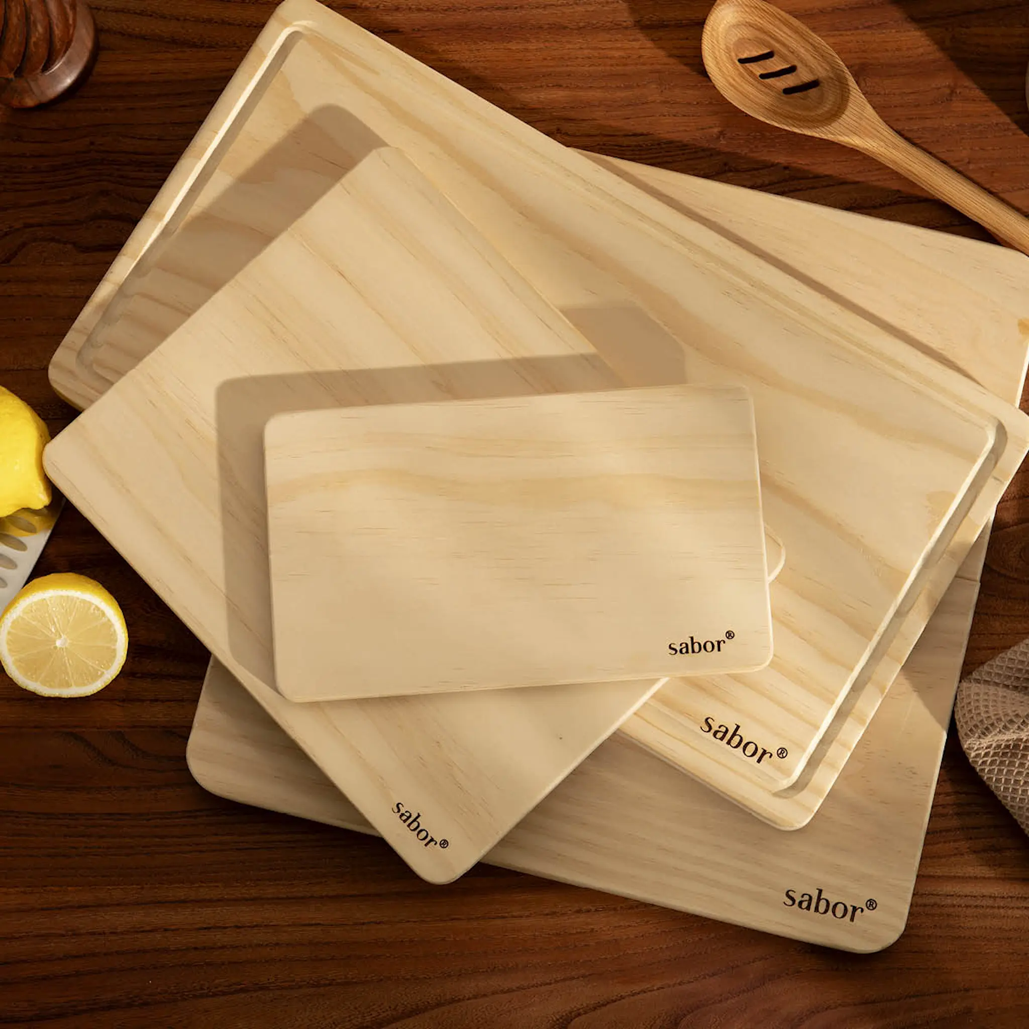 Sabor Trevig skjærefjøl 24,5x14,5 cm accoya