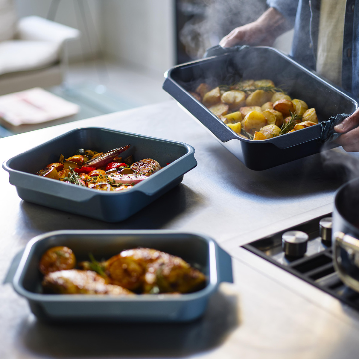 Joseph Joseph Space Uunivuoka 12,3x32,8 cm 3 osaa Sininen