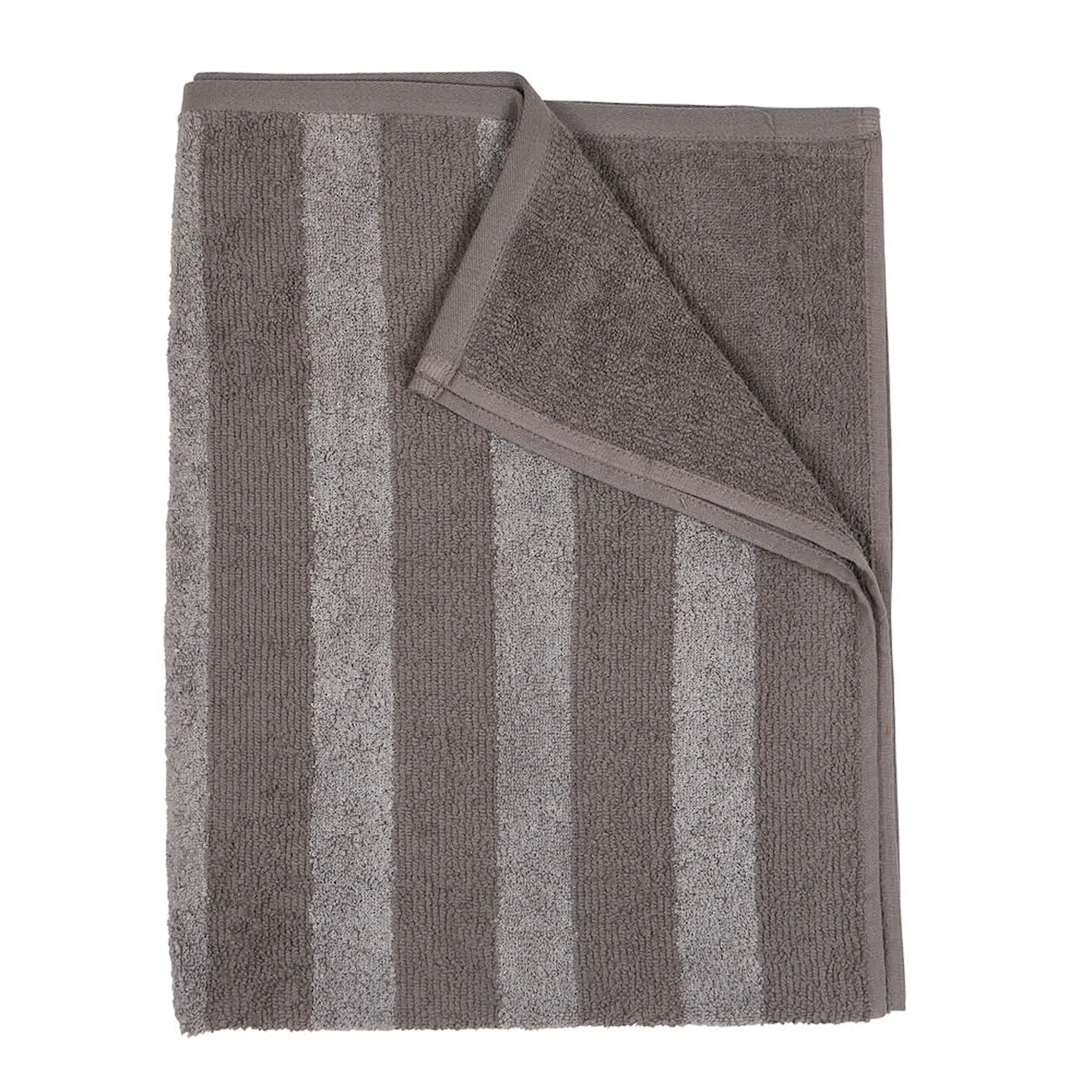 Fondaco Stripe handduk 50x70 cm grå