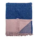 Cadeo pläd 160x130 cm blå/rosa