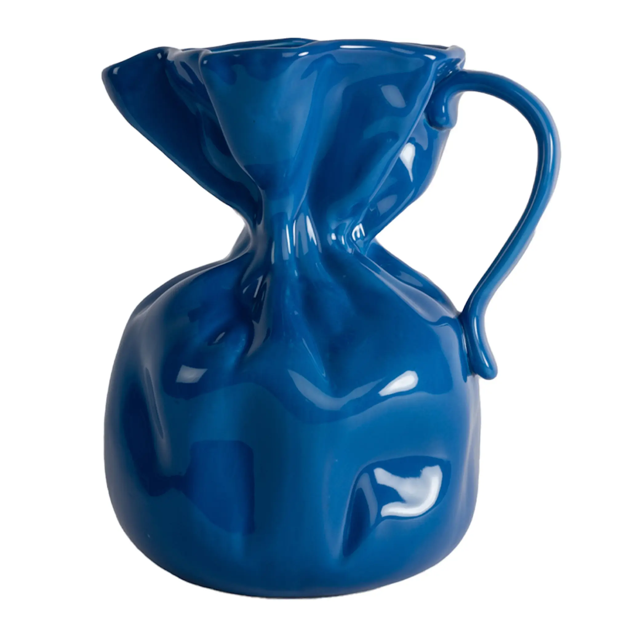 ByOn Crumple Vas 23,5x17x26 cm Mulit blå