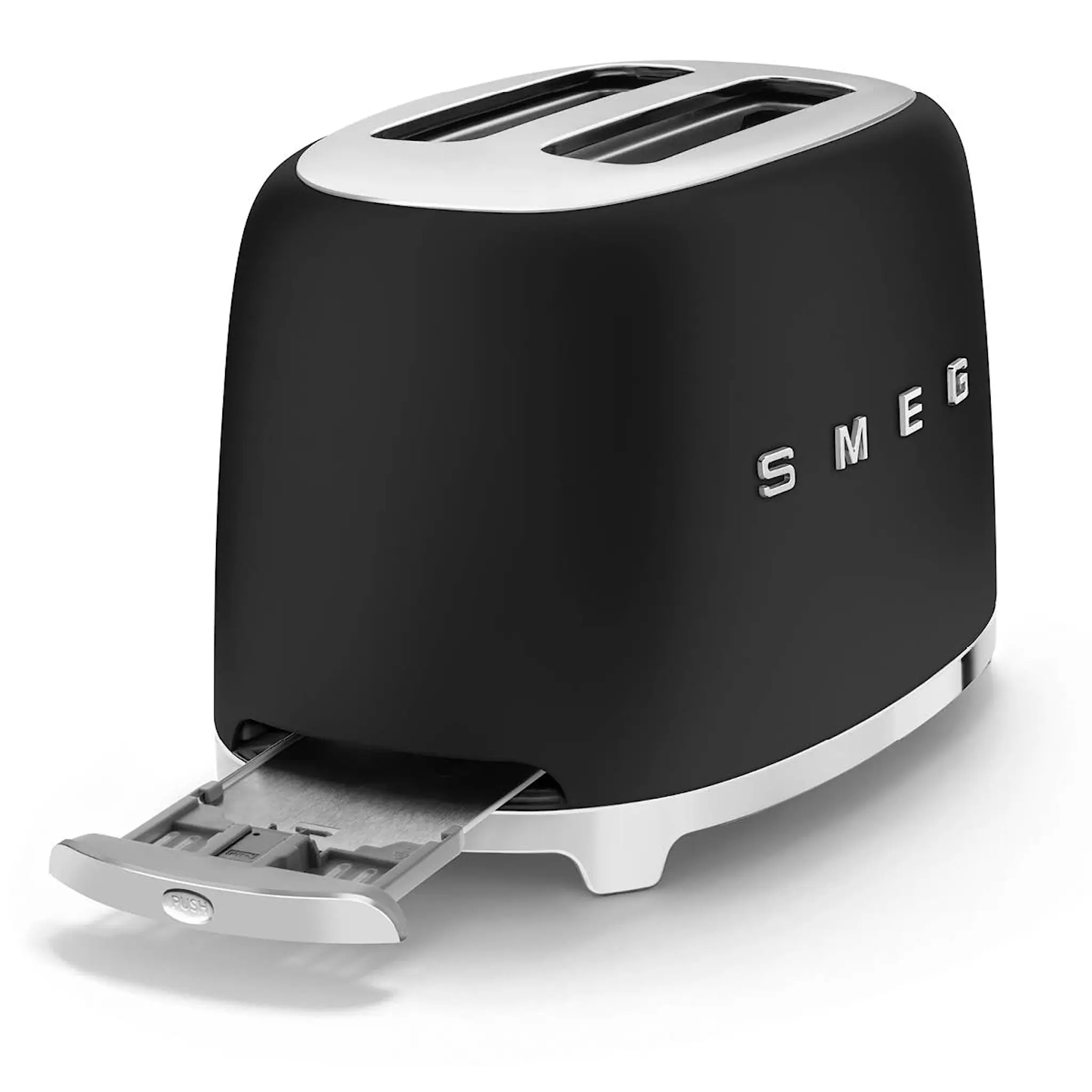 Smeg Smeg Brödrost 2 skivor TSF01 Matt Svart