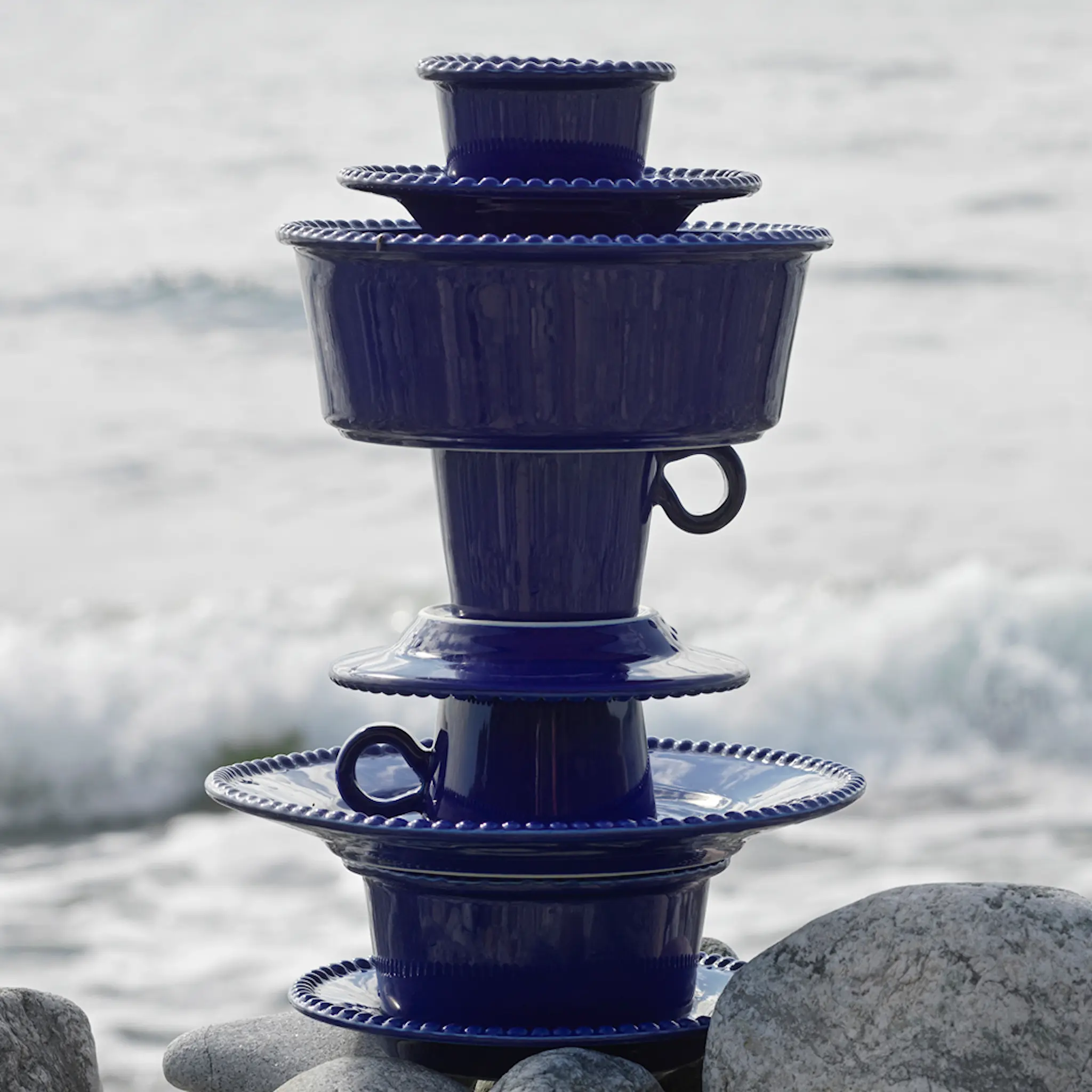 PotteryJo DARIA ovalt serveringsfat 35 cm river hover