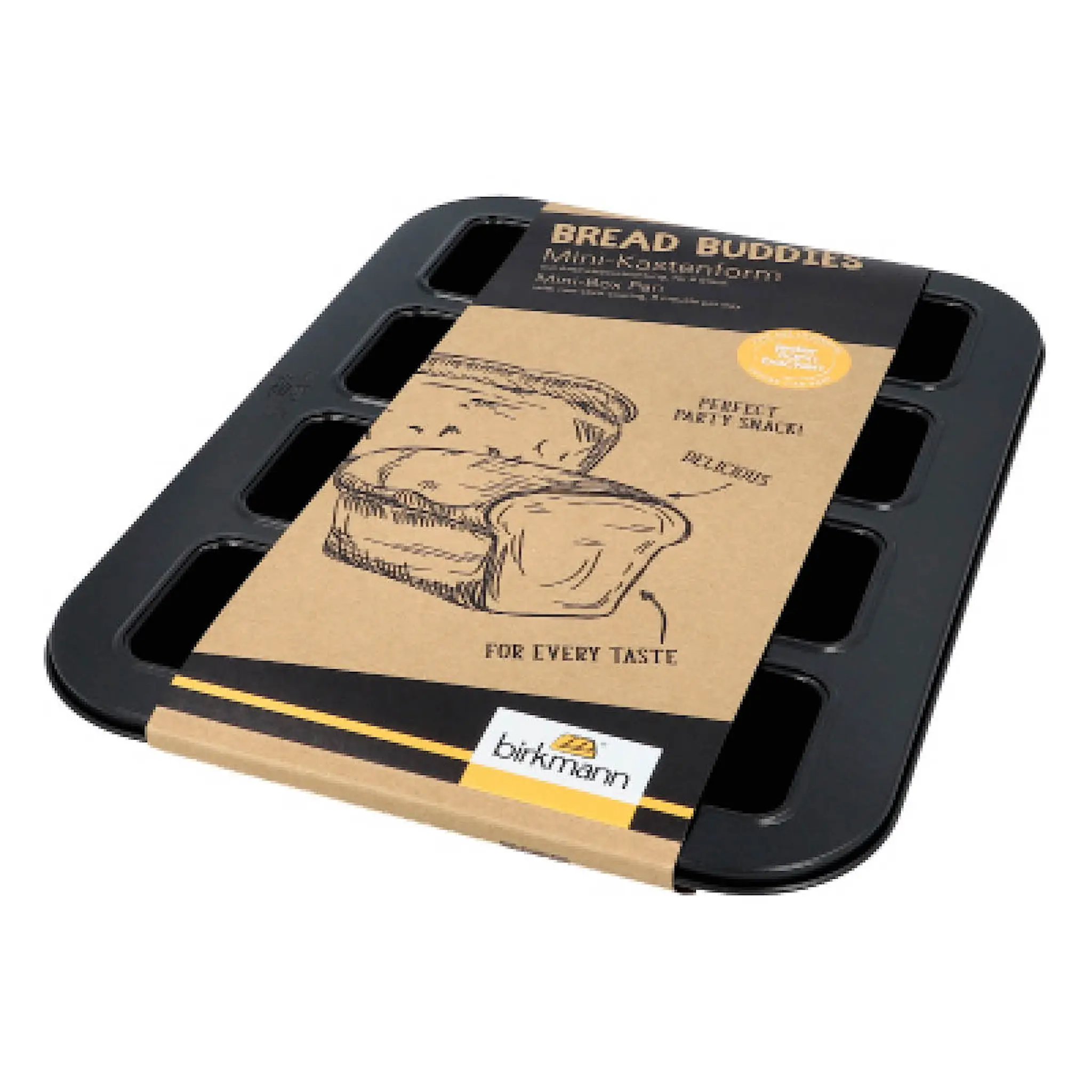 Birkmann Bread Buddies brödform mini för 8 minibröd
