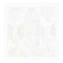 Medaljong servett 35x35 cm ljusgrå