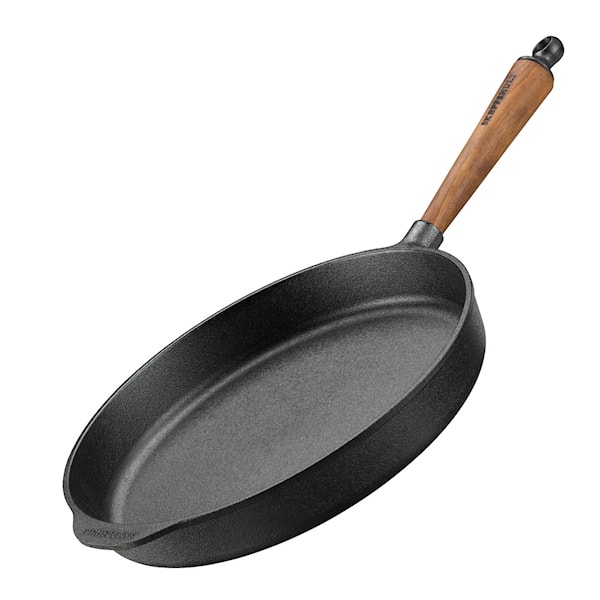 Traditional Traktörpanna 30 cm med Valnötshandtag