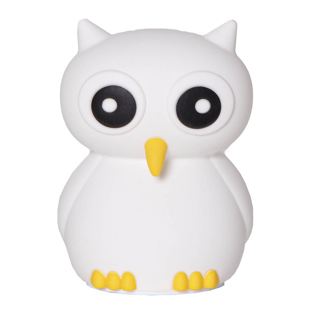 Star Trading - Pöllö LED-yölamppu 357-58 14,8 cm valkoinen