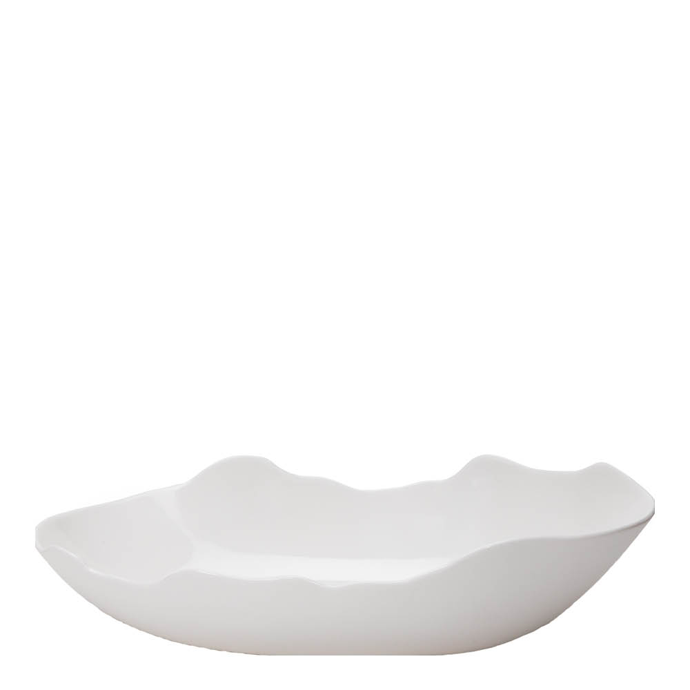 Serax Perfect Imperfection syvä tarjoiluvati ovaali 23x14,4x5 cm valkoinen