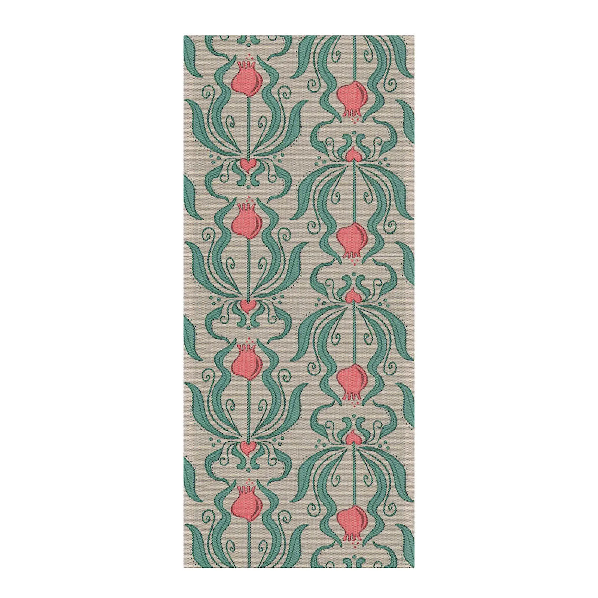 Ekelund Ronalda bordløper 35x80 cm rosa