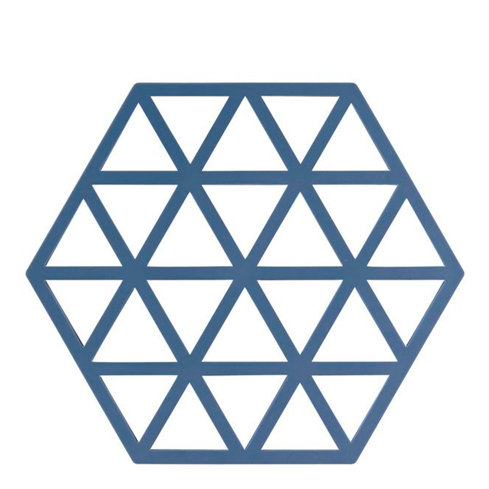 Zone Denmark - Hexagon Pannunalunen Silikoni 16 cm Denim