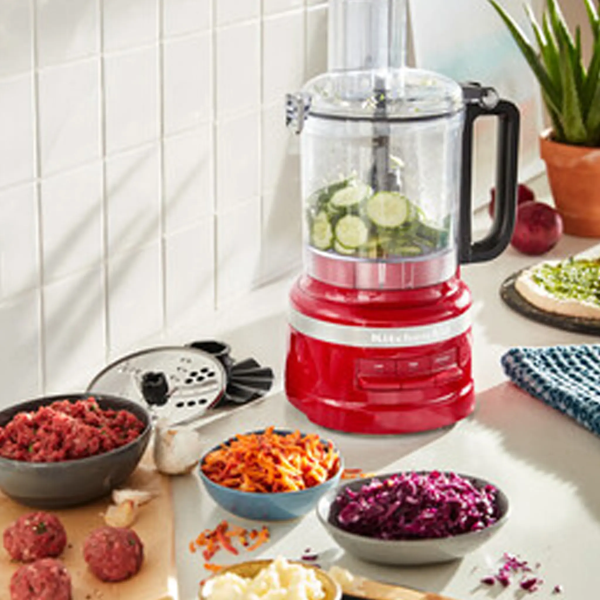 KitchenAid KitchenAid Matberedare 2,1 L 5KFP0921 Röd