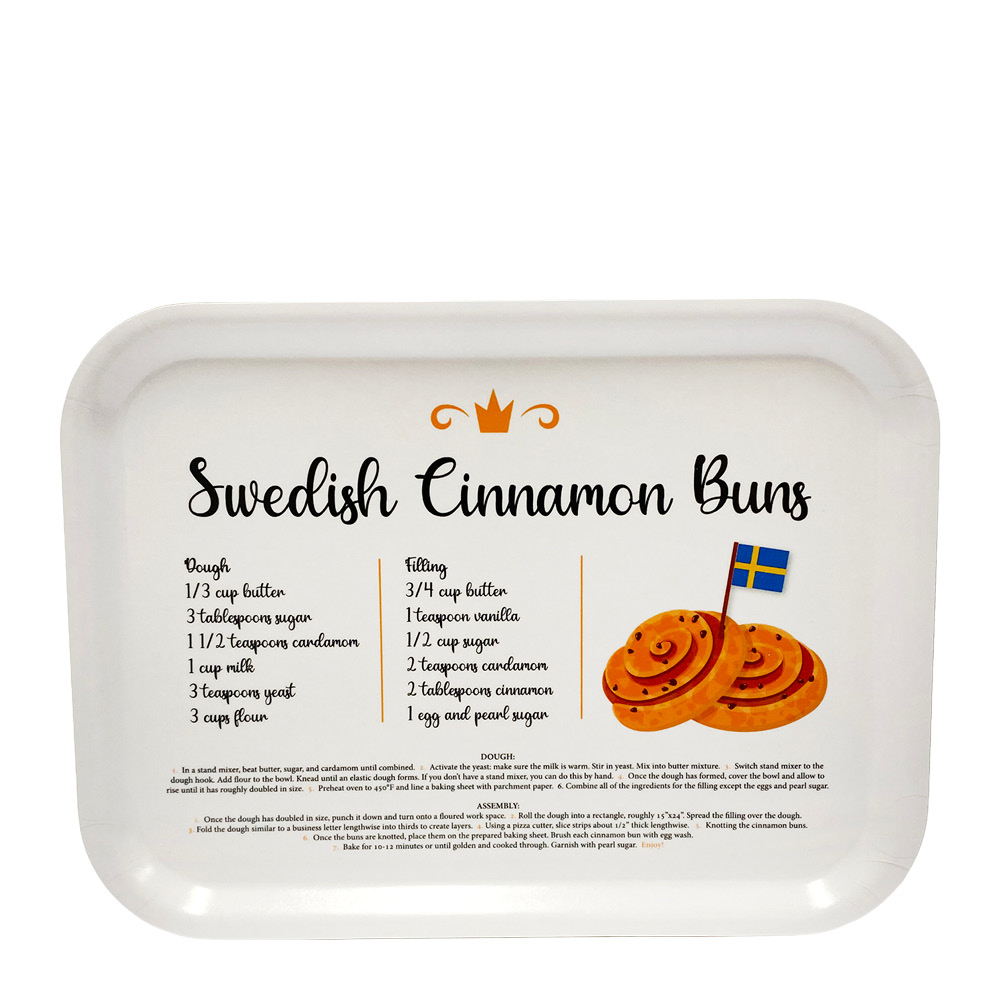 Mellow Design - Tarjotin 27x20 cm Swedish Cinnamon Buns