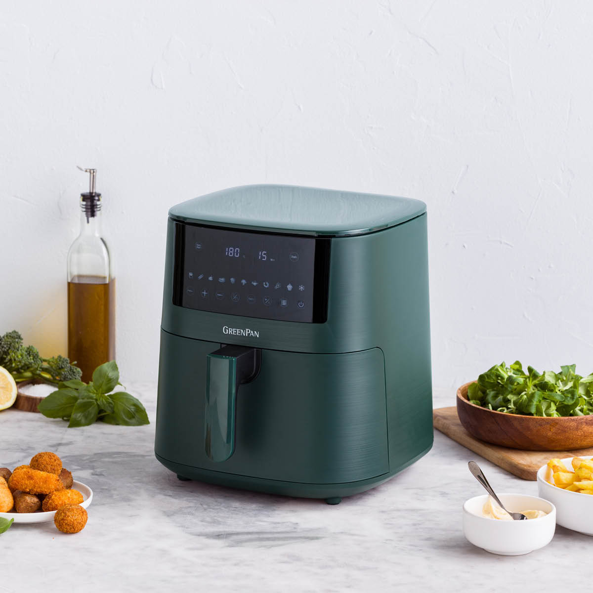 GreenPan Bistro XXL airfryer 7,2 L Pine Green