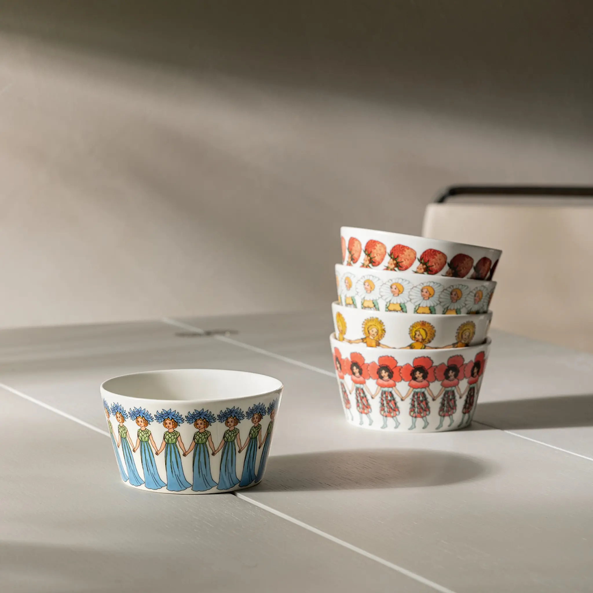 Design House Stockholm Elsa Beskow skål 50 cl Valmue