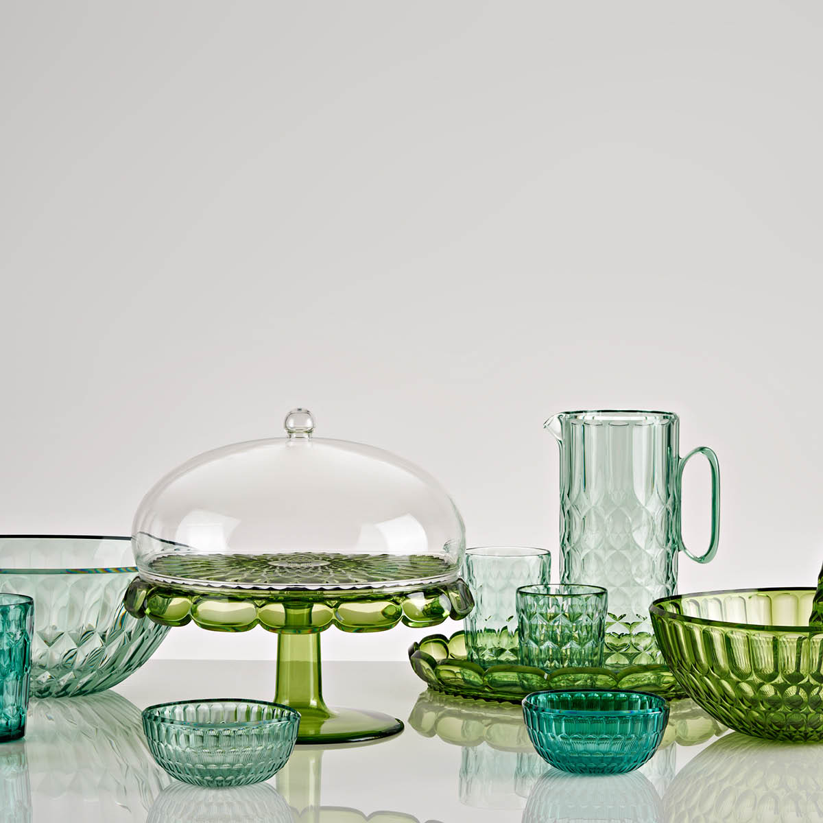 Guzzini Vanity serveringsfat 36 cm bioplast matcha green