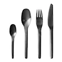 ENSO bestickset 16 delar black finish