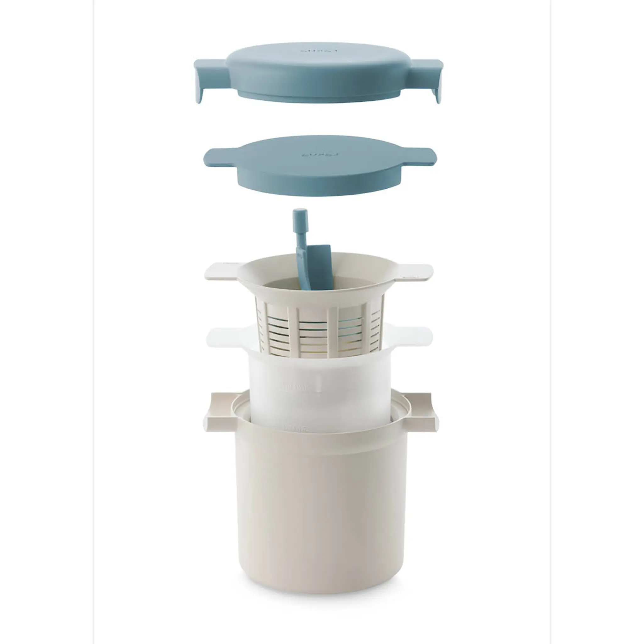 Lékué Kefir & Yogurt Maker tillverkningskärl 2 delar blå