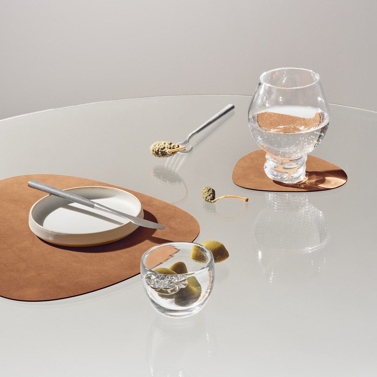 LIND DNA Curve Nupo Pöytätabletti kaksipuolinen 37x44 cm Green/Nature