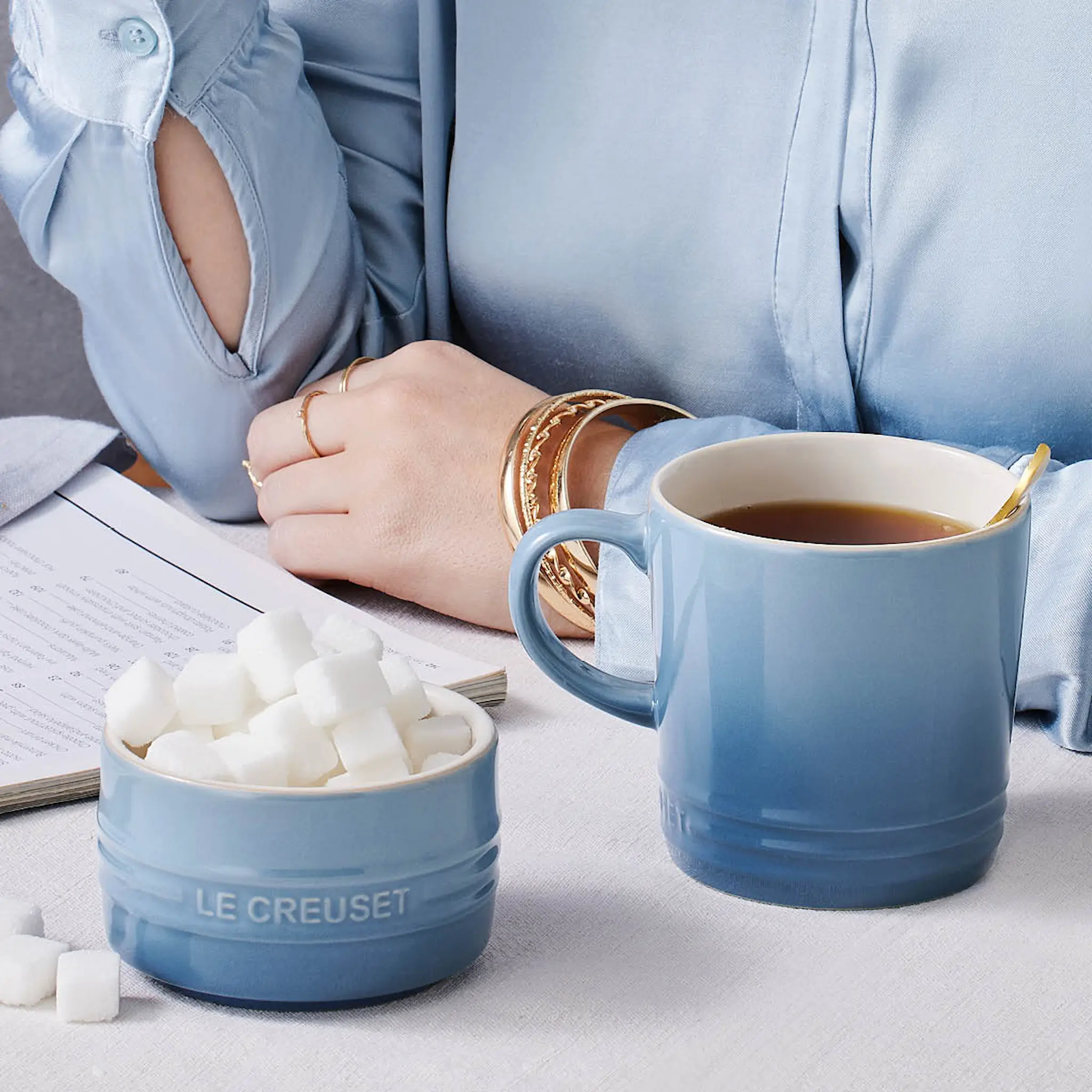 Le Creuset Mugg 35 cl Chambray