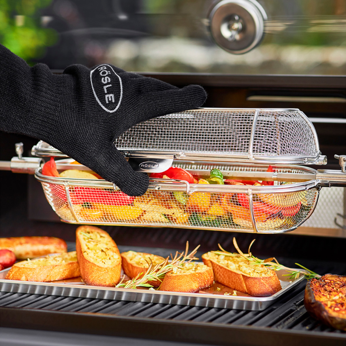 Rösle Grillbricka 36x20 cm Ståltål