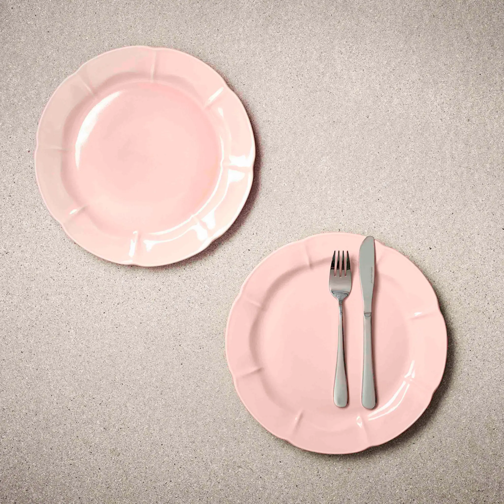 Aida Søholm Solvej Tallrik 26,5 cm Soft pink