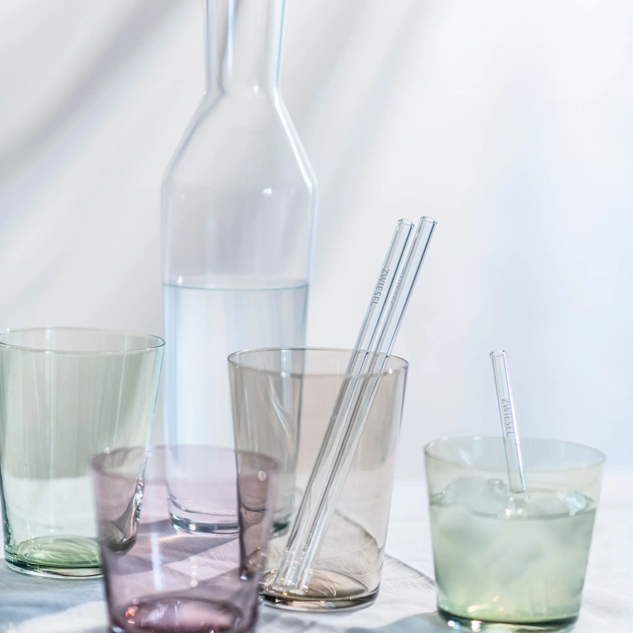 Zwiesel Glas Glastrinkhalm Pilli 21 cm 4 kpl Kirkas