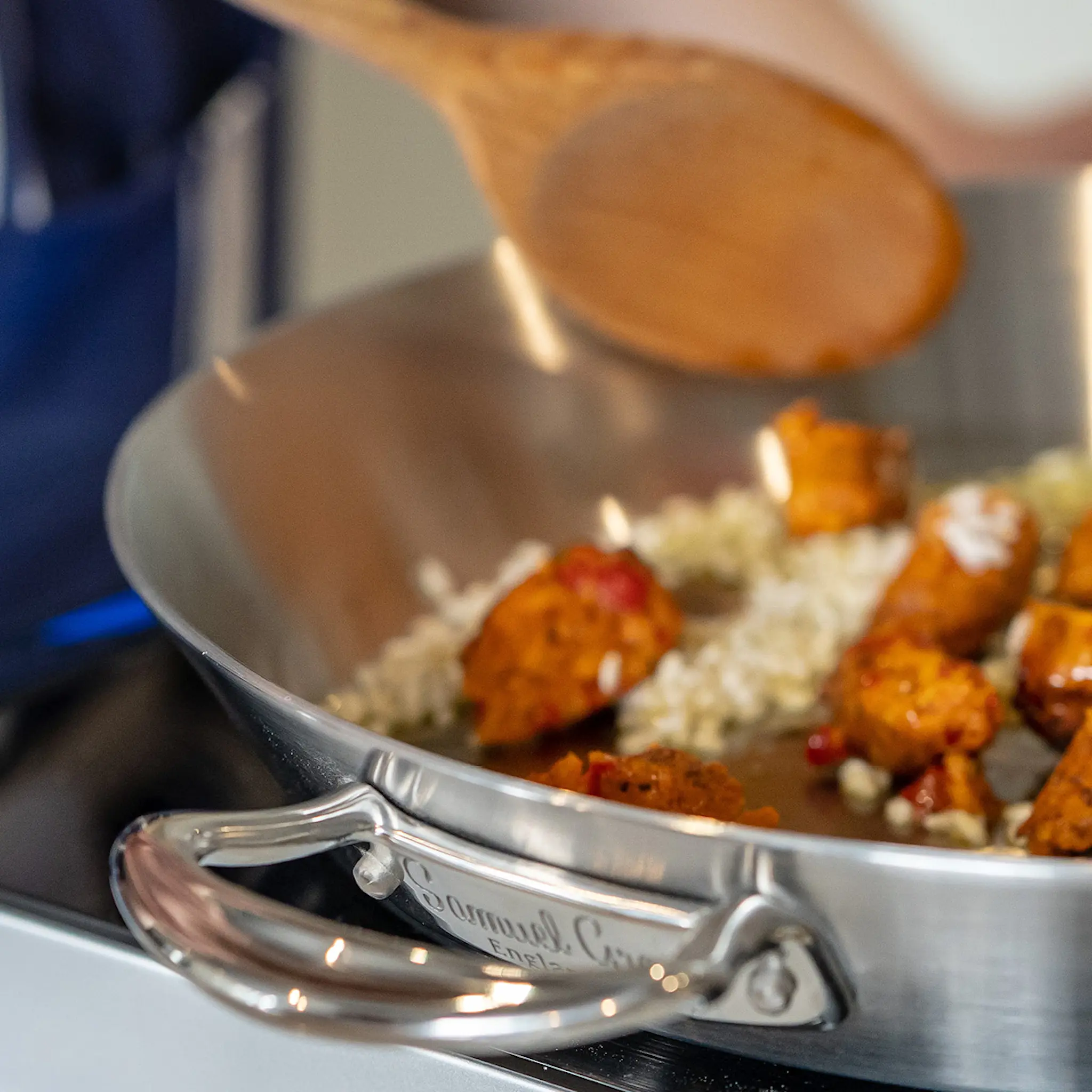 Samuel Groves Paellapanne 30 cm rustfritt stål