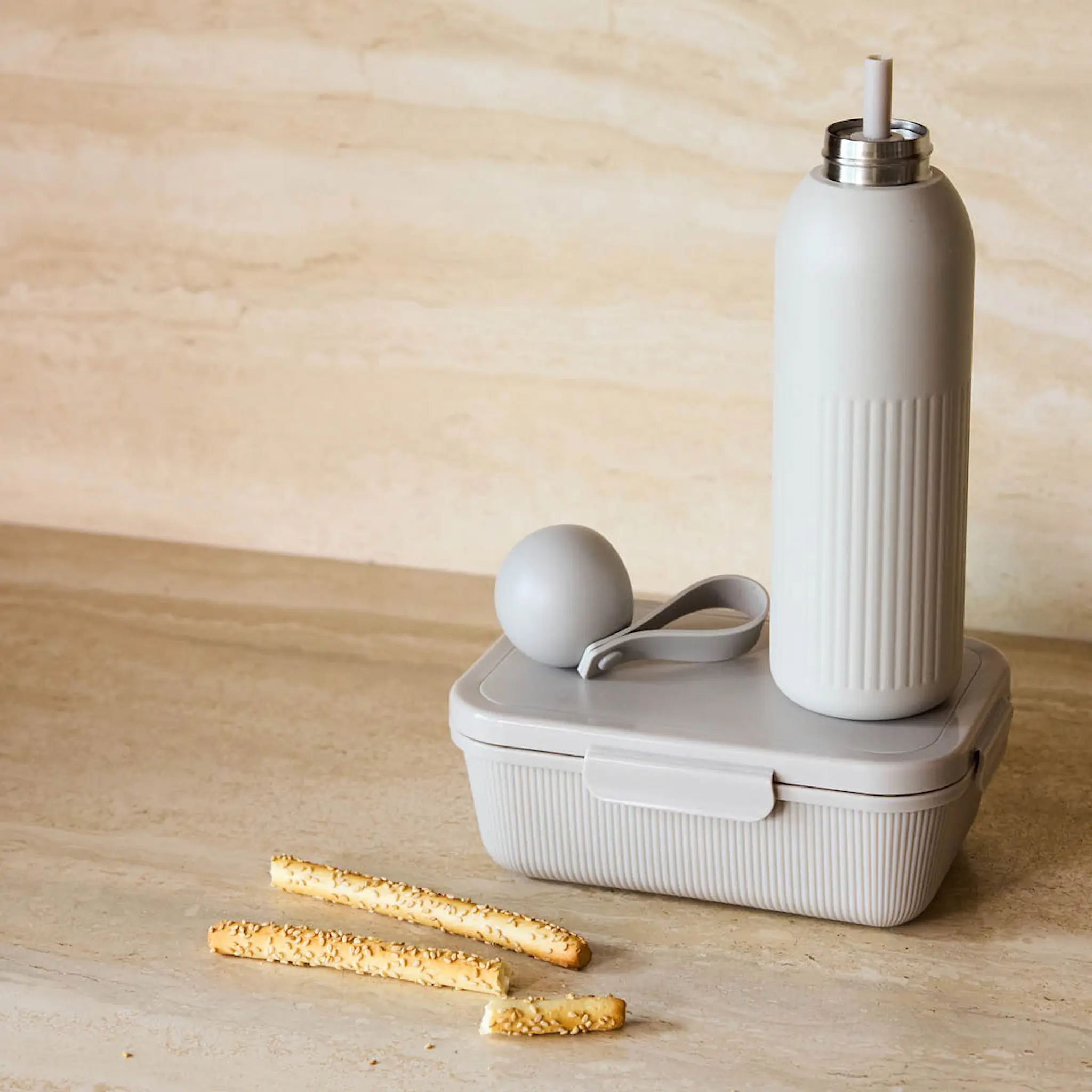 Sagaform Tina matboks 1L beige