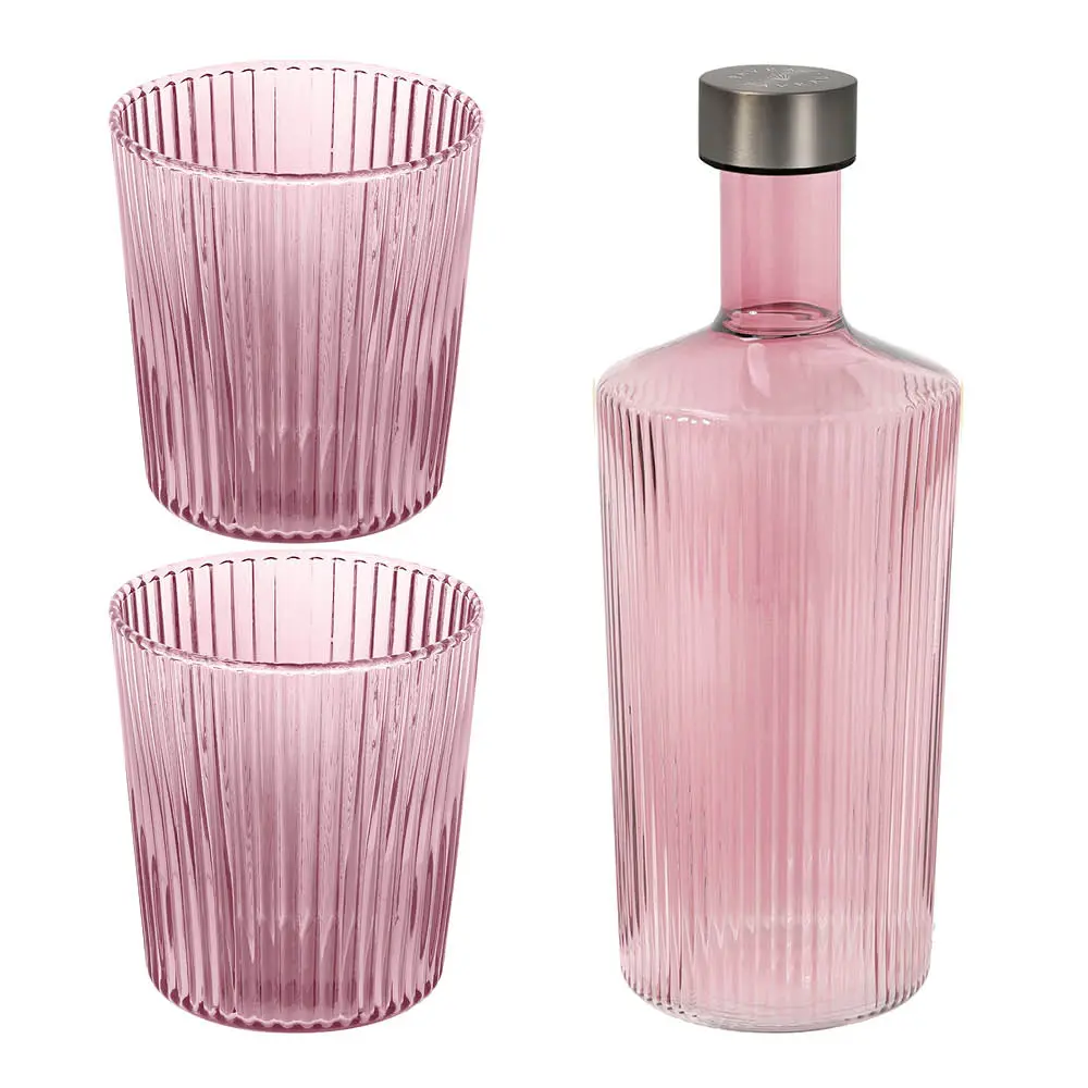 Ribbed Elegance Lahjapakkaus Broome 3 osaa Burgundy