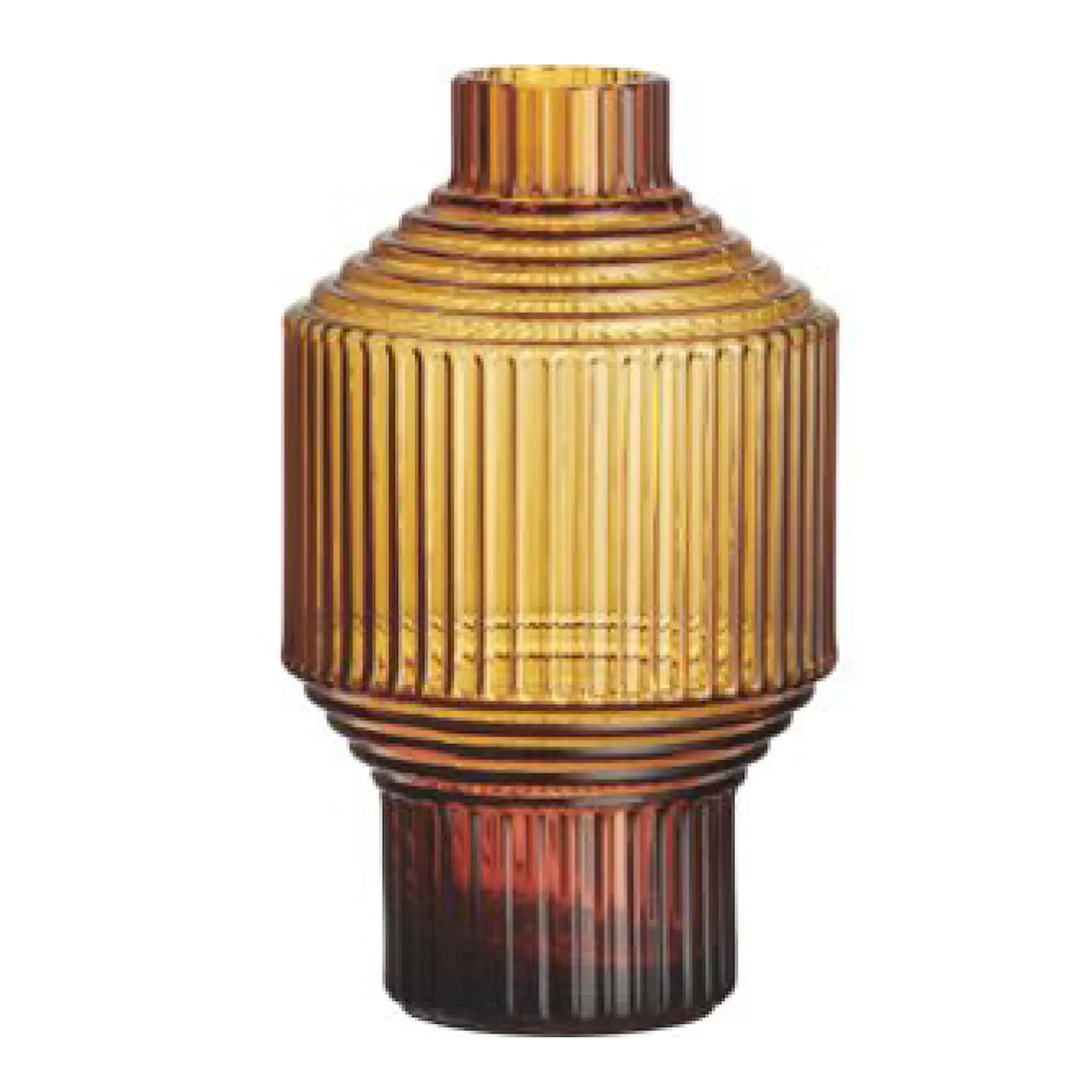 Kosta Boda Pavilion vas 13,4 cm dark amber