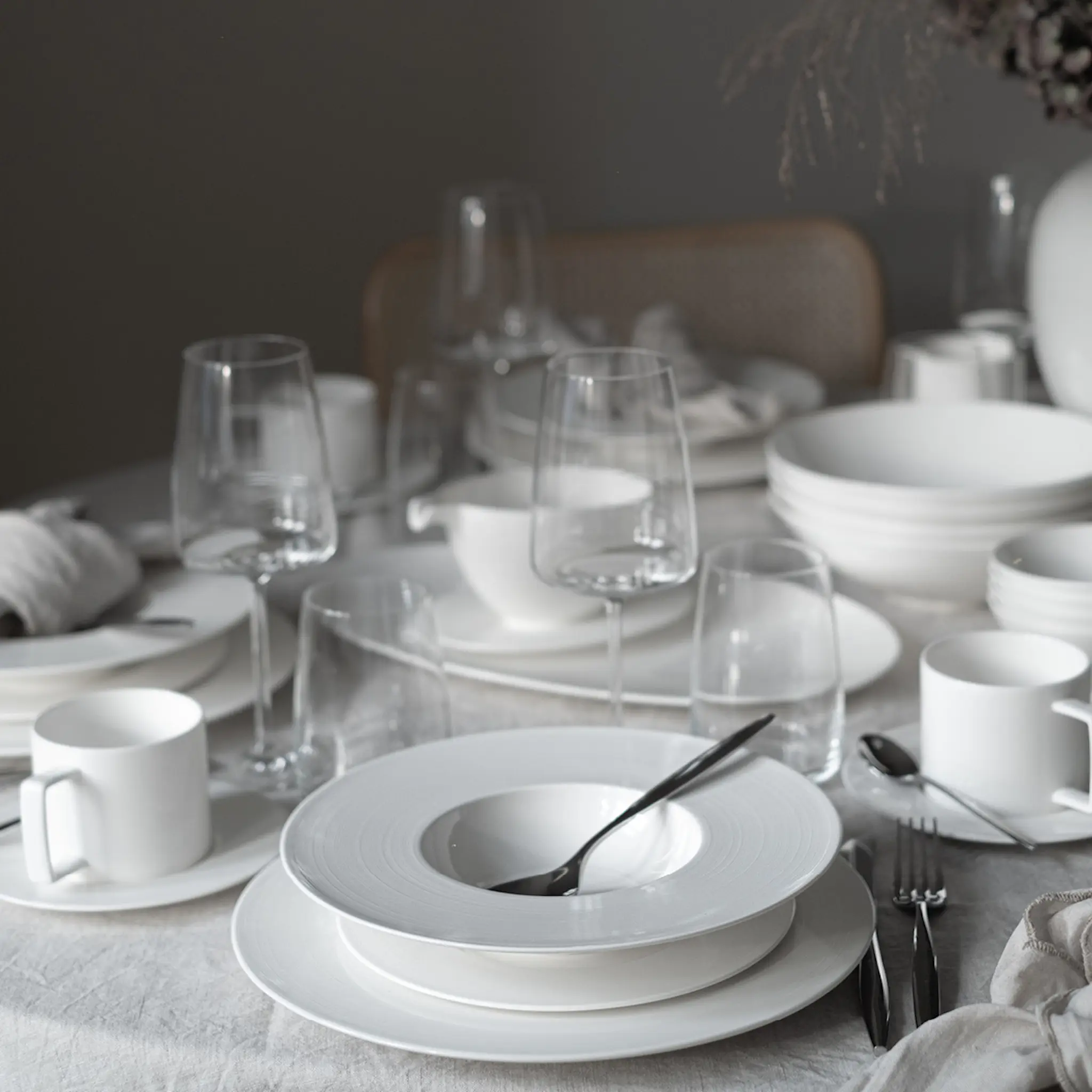 Royal Porcelain Blanche Syvä lautanen 26 cm Valkoinen