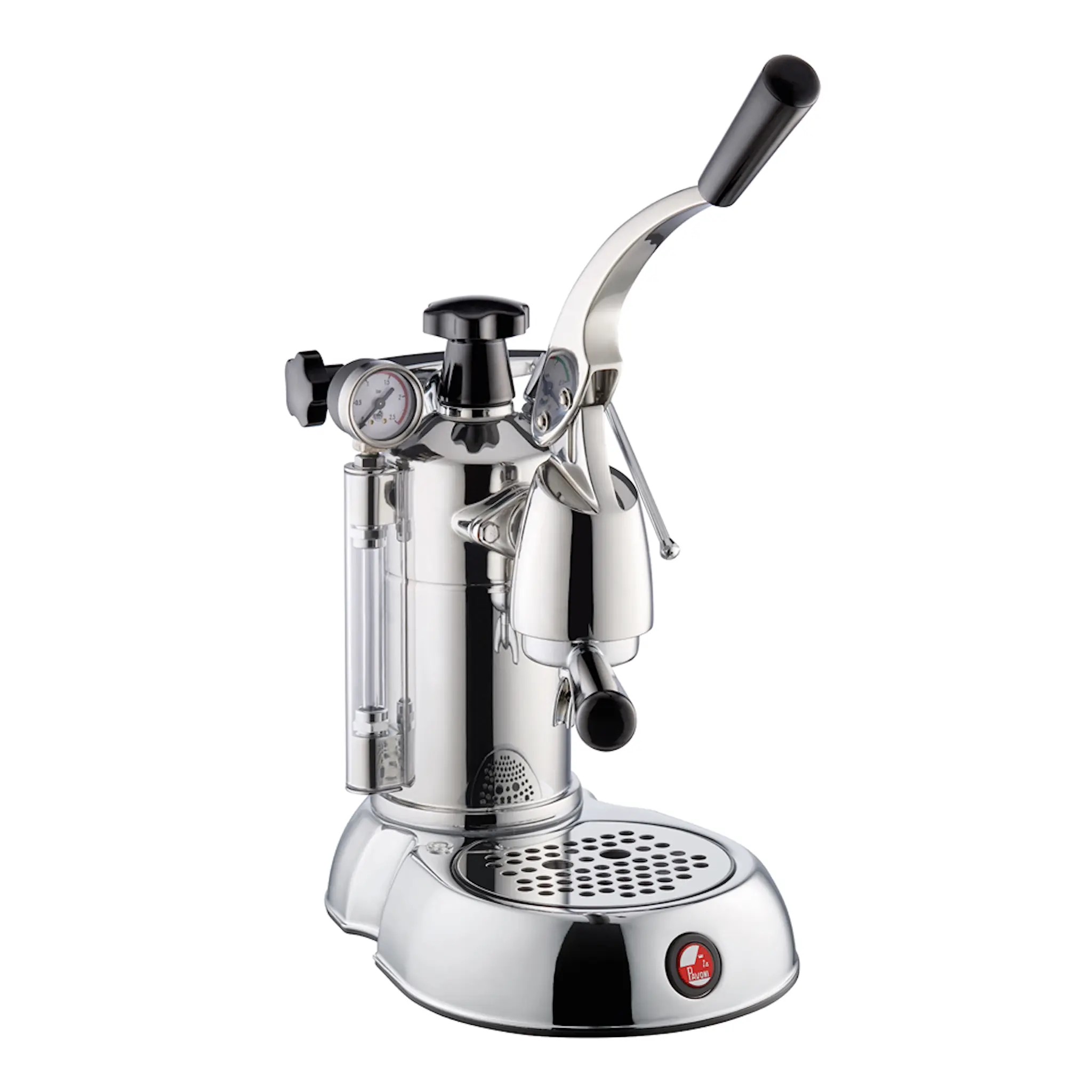 La Pavoni Stradivari Professional Kaffemaskin med Hävarm Mässing/Svart