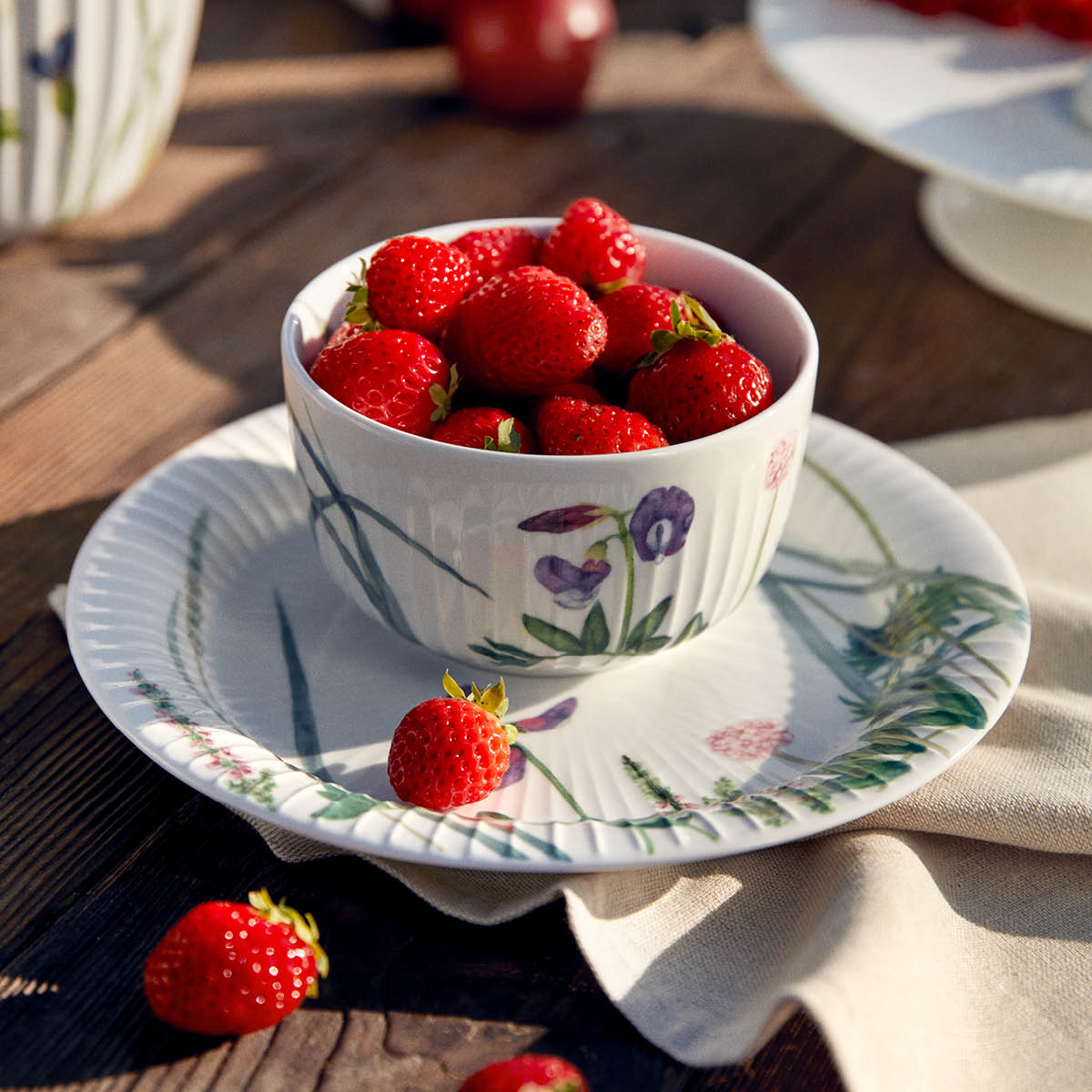 Kähler Hammershøi Summer Kulho 12 cm Coastal flower