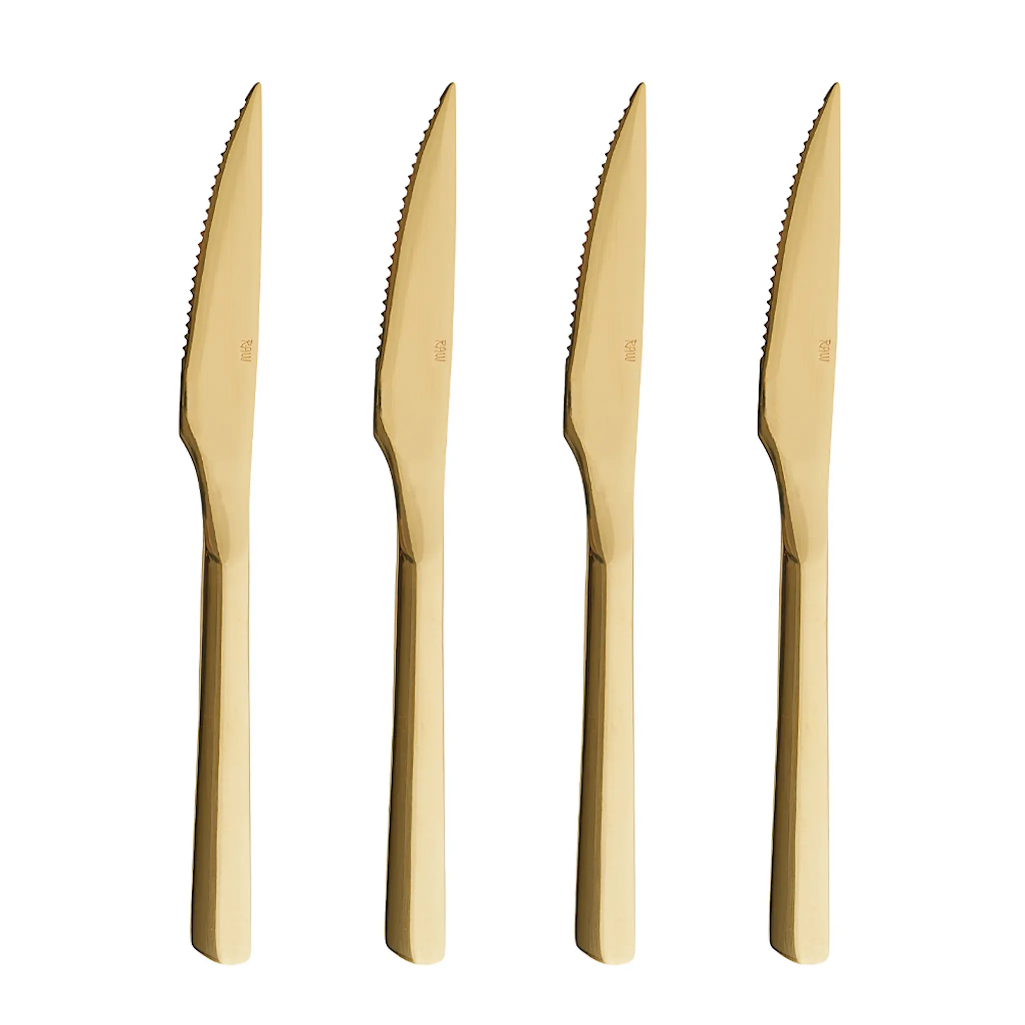 Aida RAW Stekkniv 4-Pack Guld