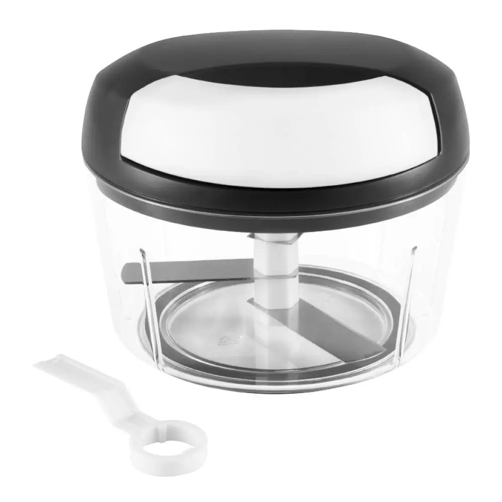 Multi Chopper multihakker med snor 13x10,5 cm grå/hvit