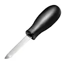 Ostronkniv 17 cm Svart