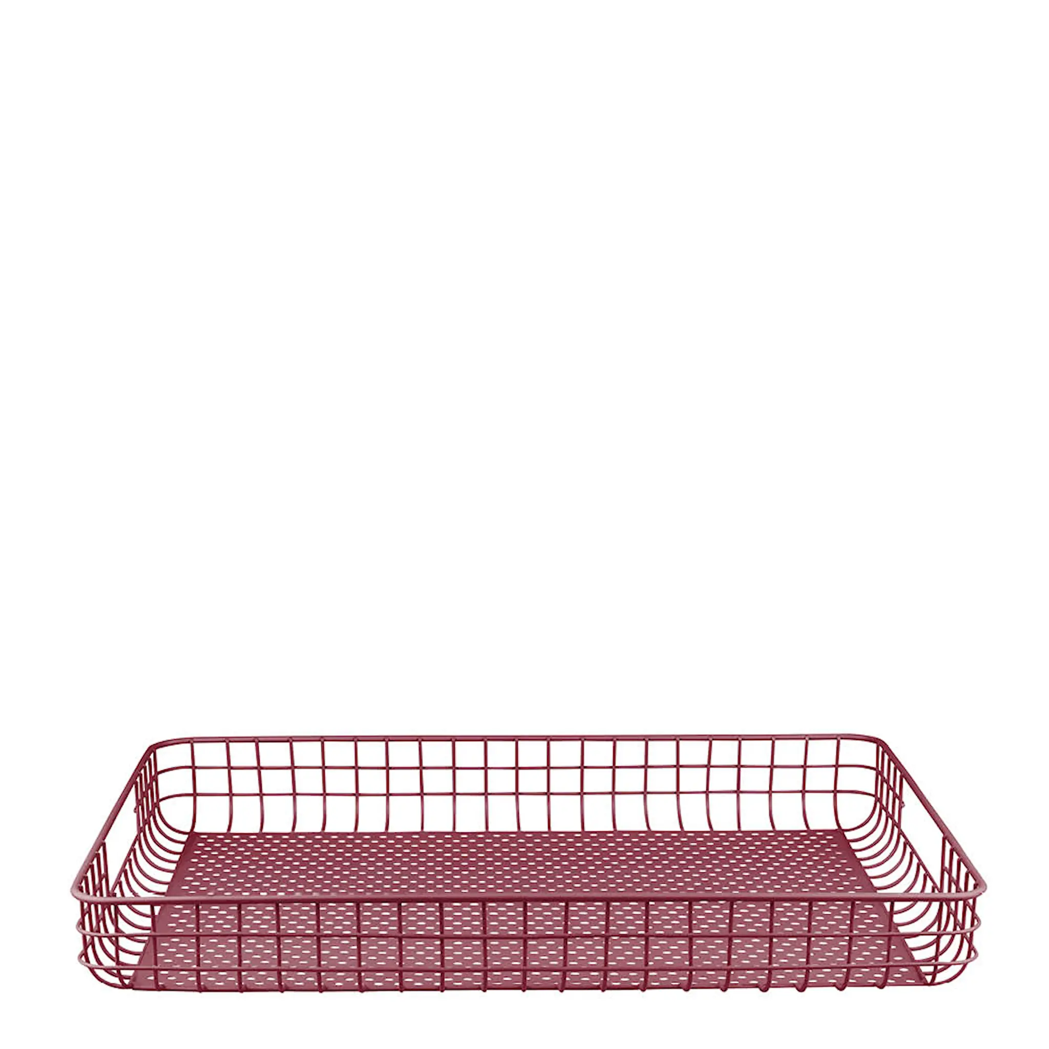 Mette Ditmer Lift bricka 45x33 cm vinröd