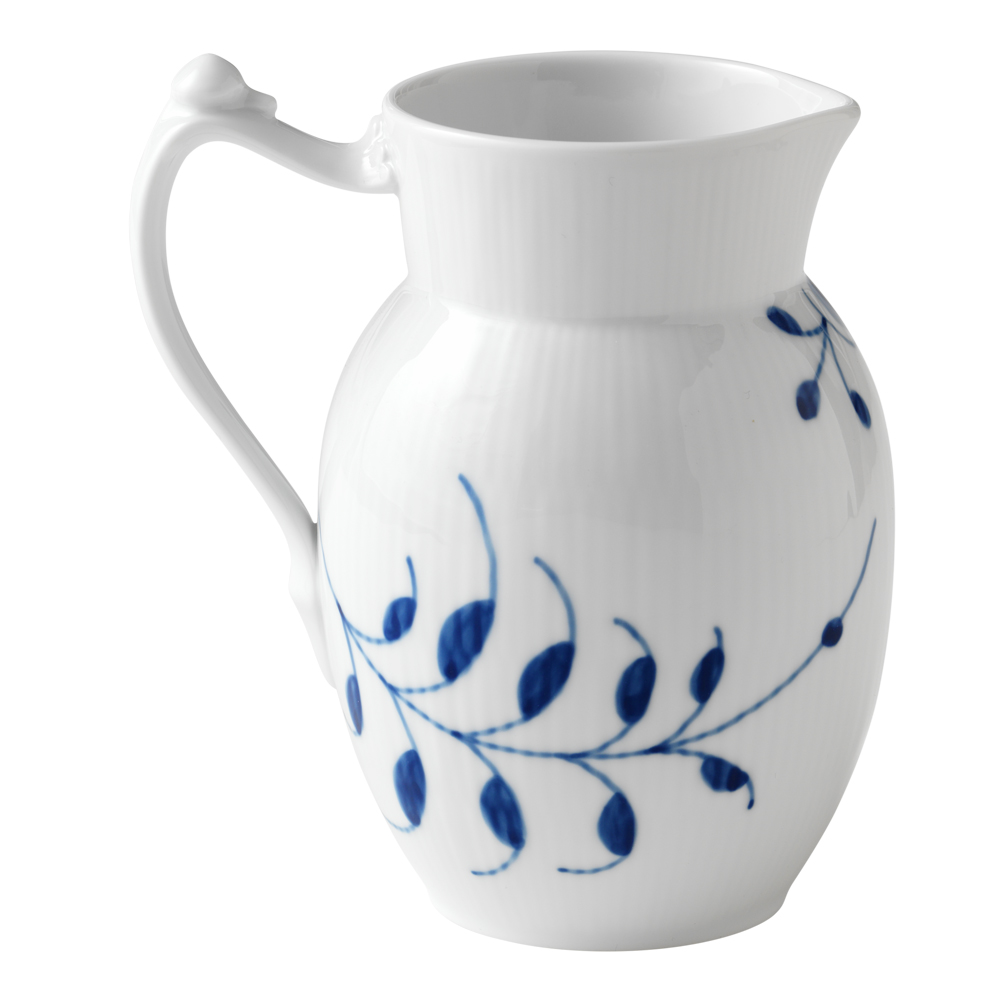 Royal Copenhagen Blå Mega Riflet kanne 0,9L