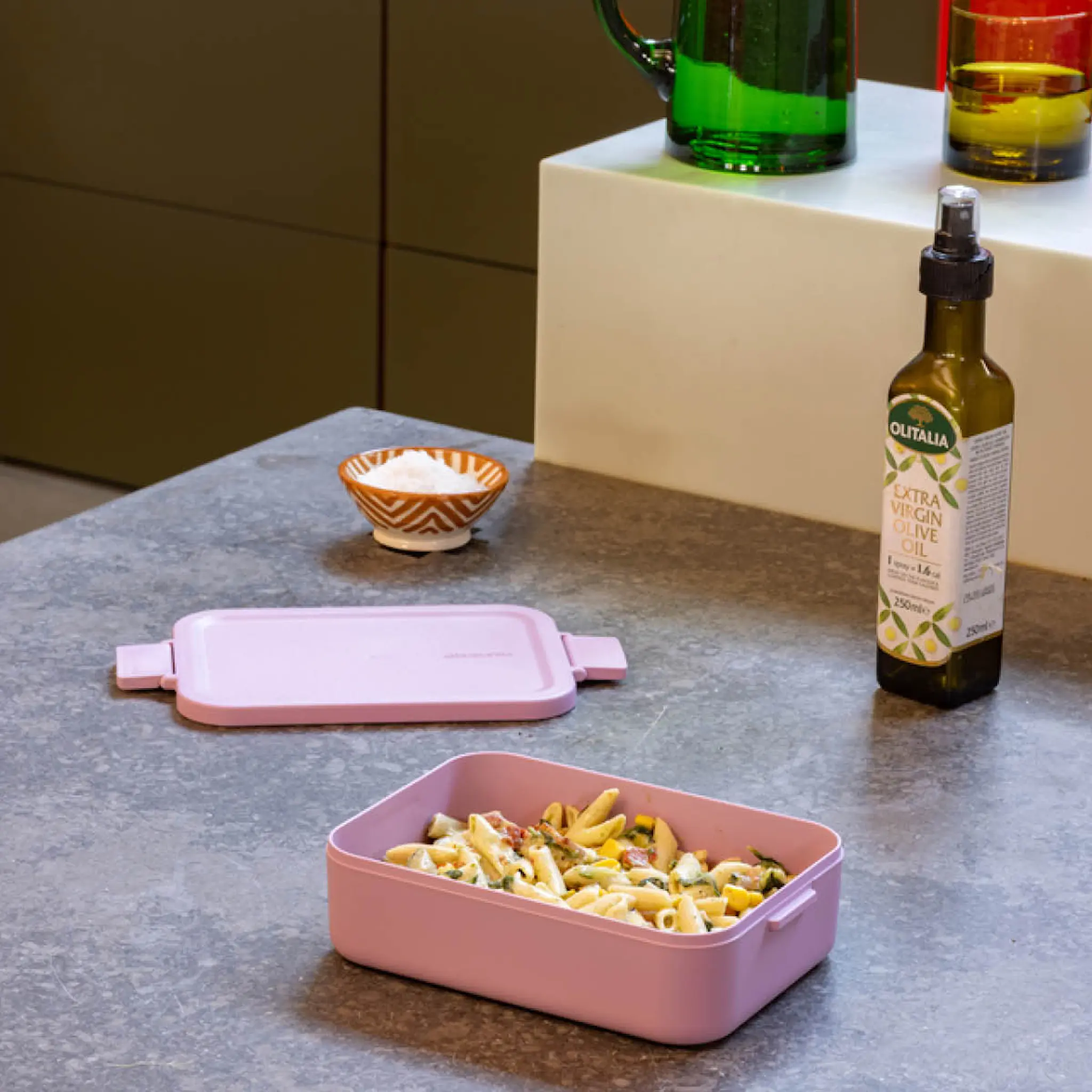 Brabantia Make & Take matlåda 1,1 L lilac pink