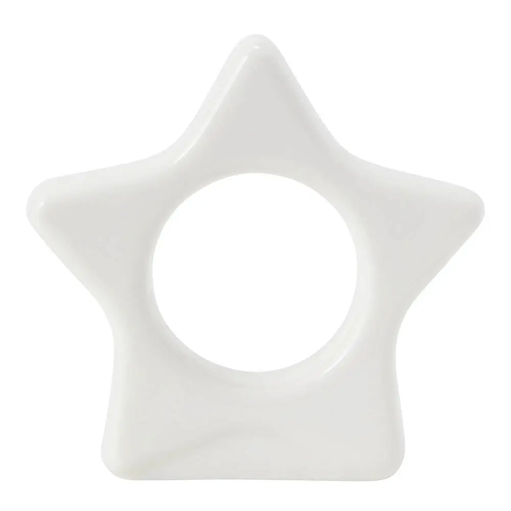 Star Lautasliinarengas 8x8 cm Valkoinen