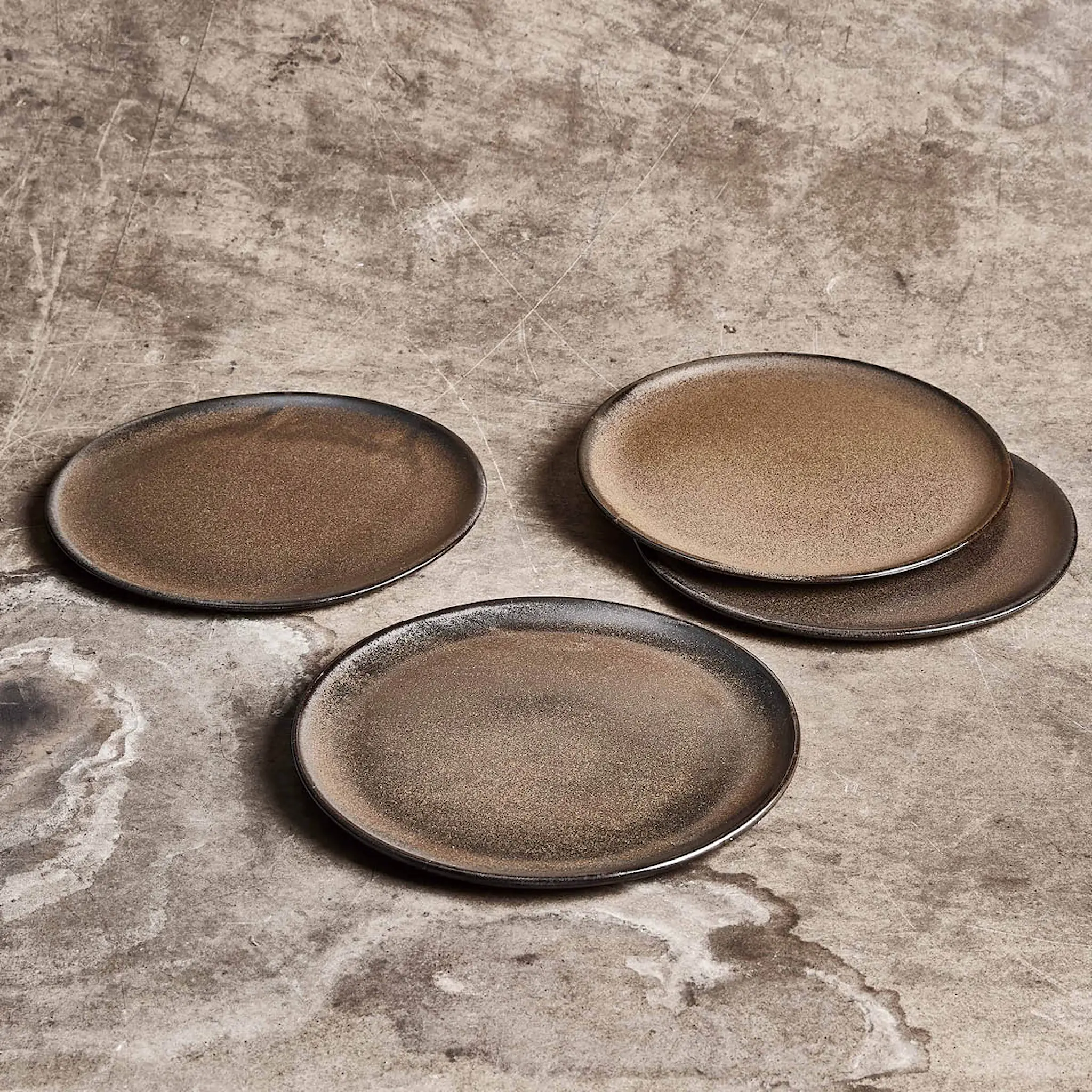 Aida Raw Lautanen 20 cm Metallic Brown