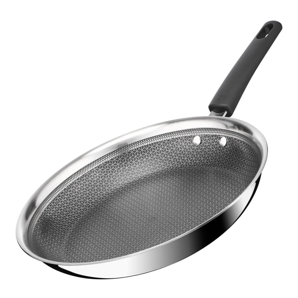 Tefal Emotion Plus Power SS Mesh paistinpannu 28 cm hunajakenno