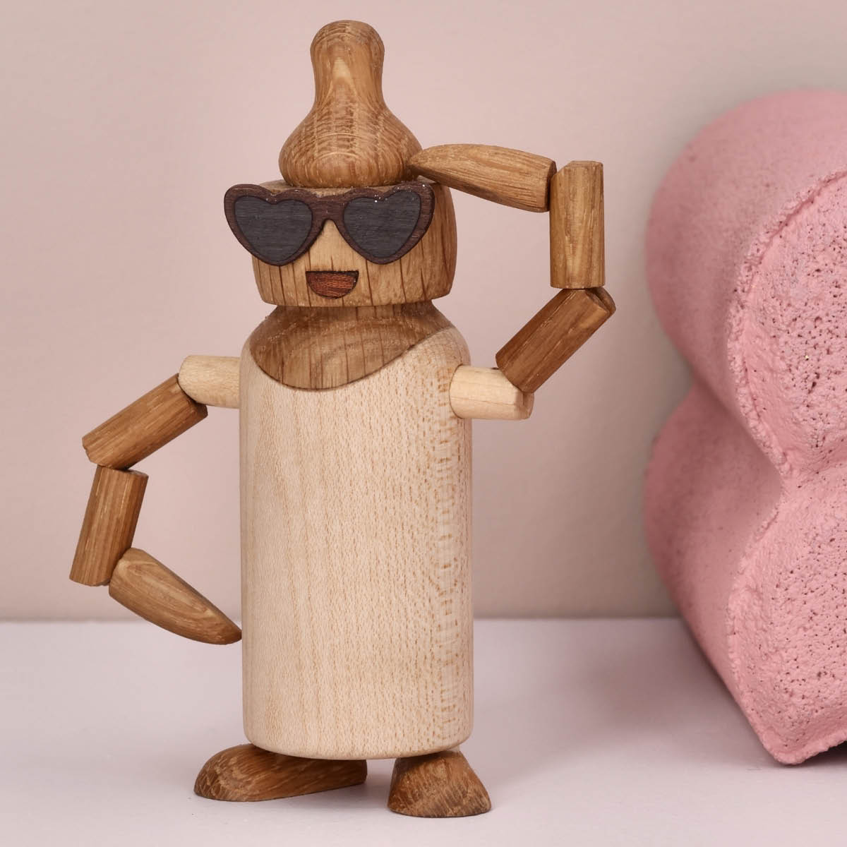 Spring Copenhagen Woodies Billie Bottle träddekoration babyflaska 11,6 cm lönn