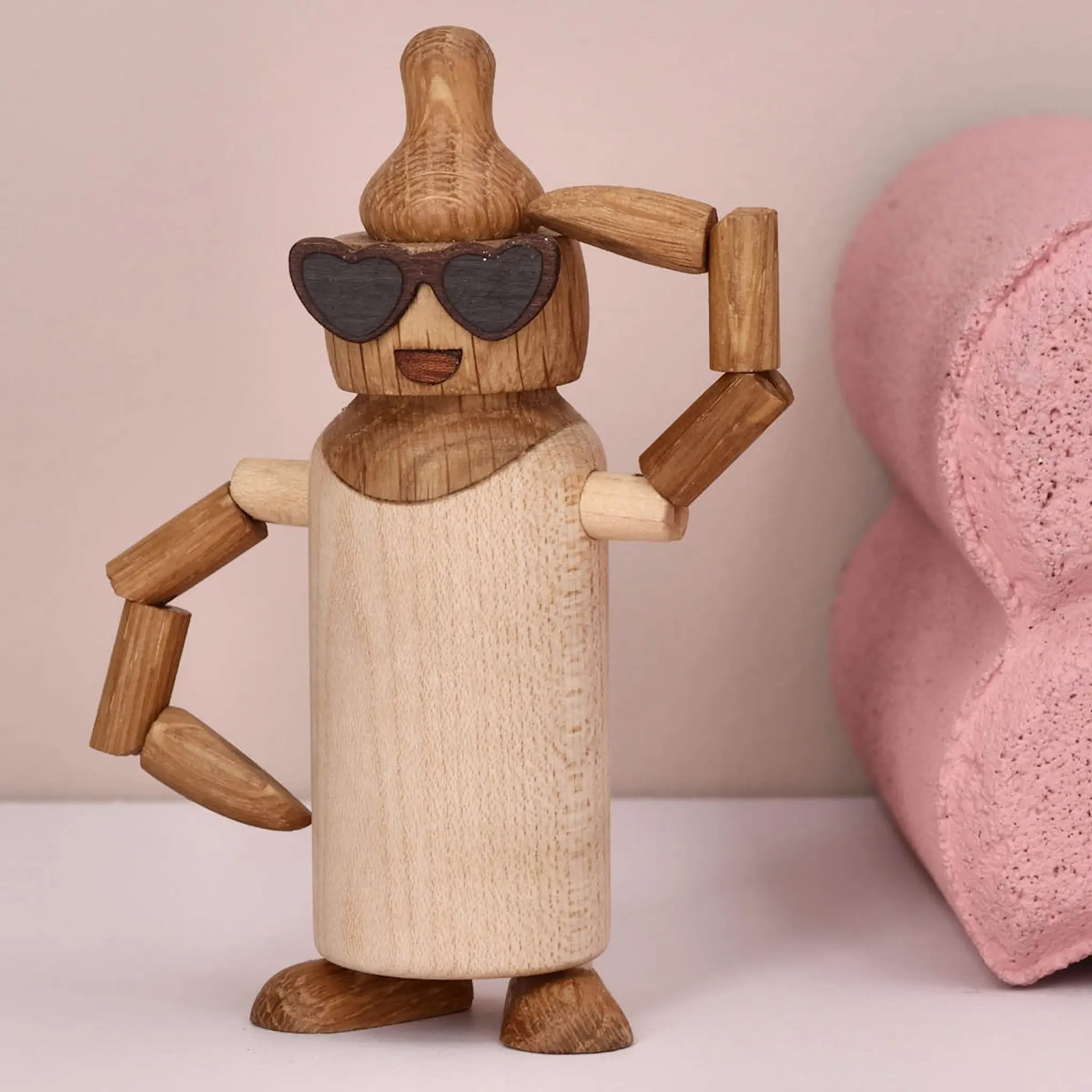 Spring Copenhagen Woodies Billie Bottle träddekoration babyflaska 11,6 cm lönn