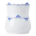 Princess vintage vas 17 cm blå/vit