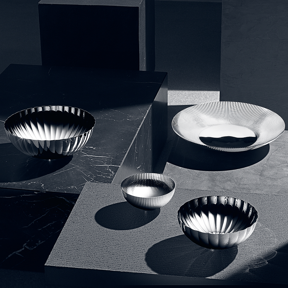 Georg Jensen Bernadotte skål medium 17,5 cm blank