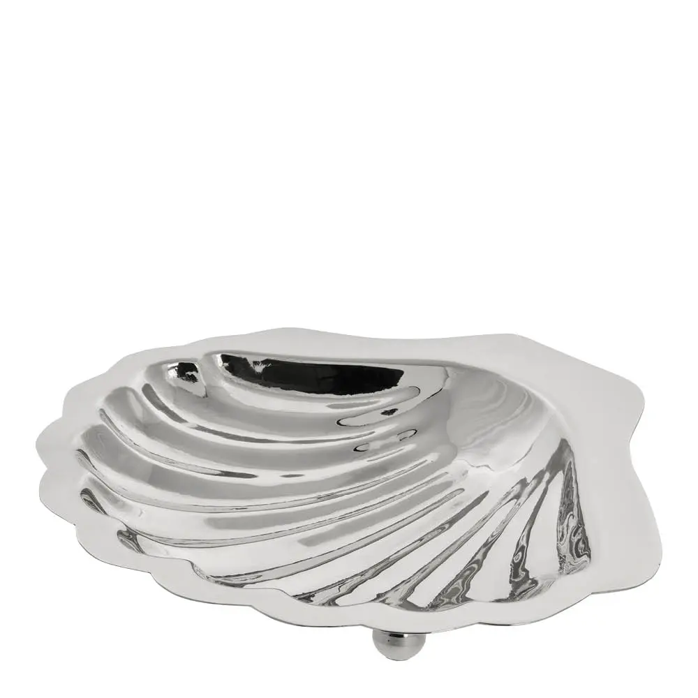 Scallia serveringsfat skjell 20 cm sølv