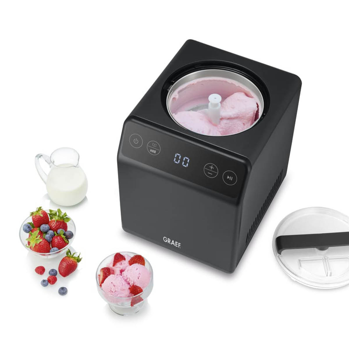 Graef Glassmaskin med kompressor 2 L IM706E iron mica