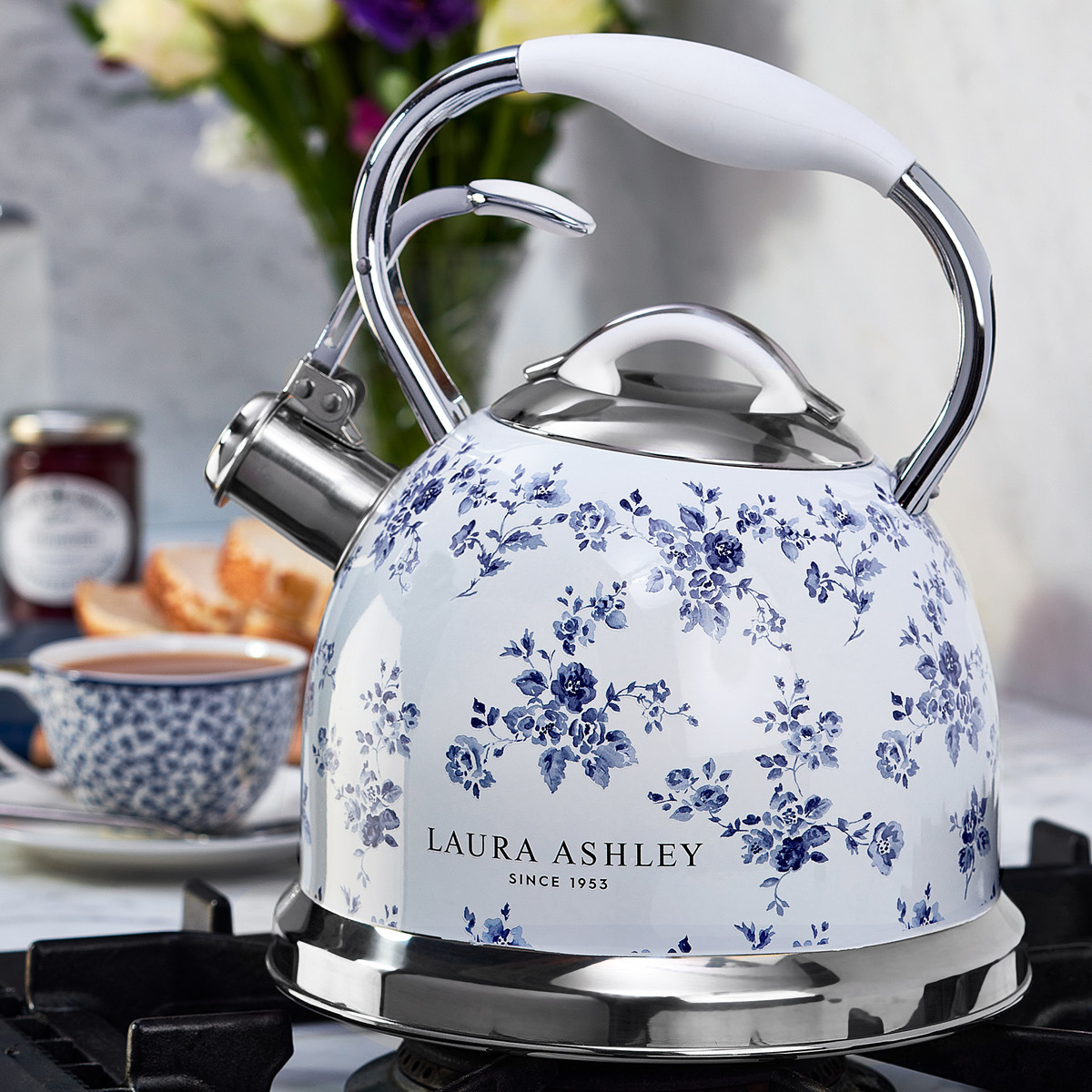 Laura Ashley Vannkjele 3L Elveden China Rose blå/hvit