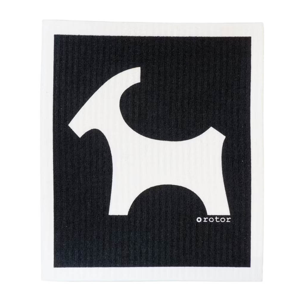 Rotor Design Oppvaskklut 20x17 cm enkel bukk svart